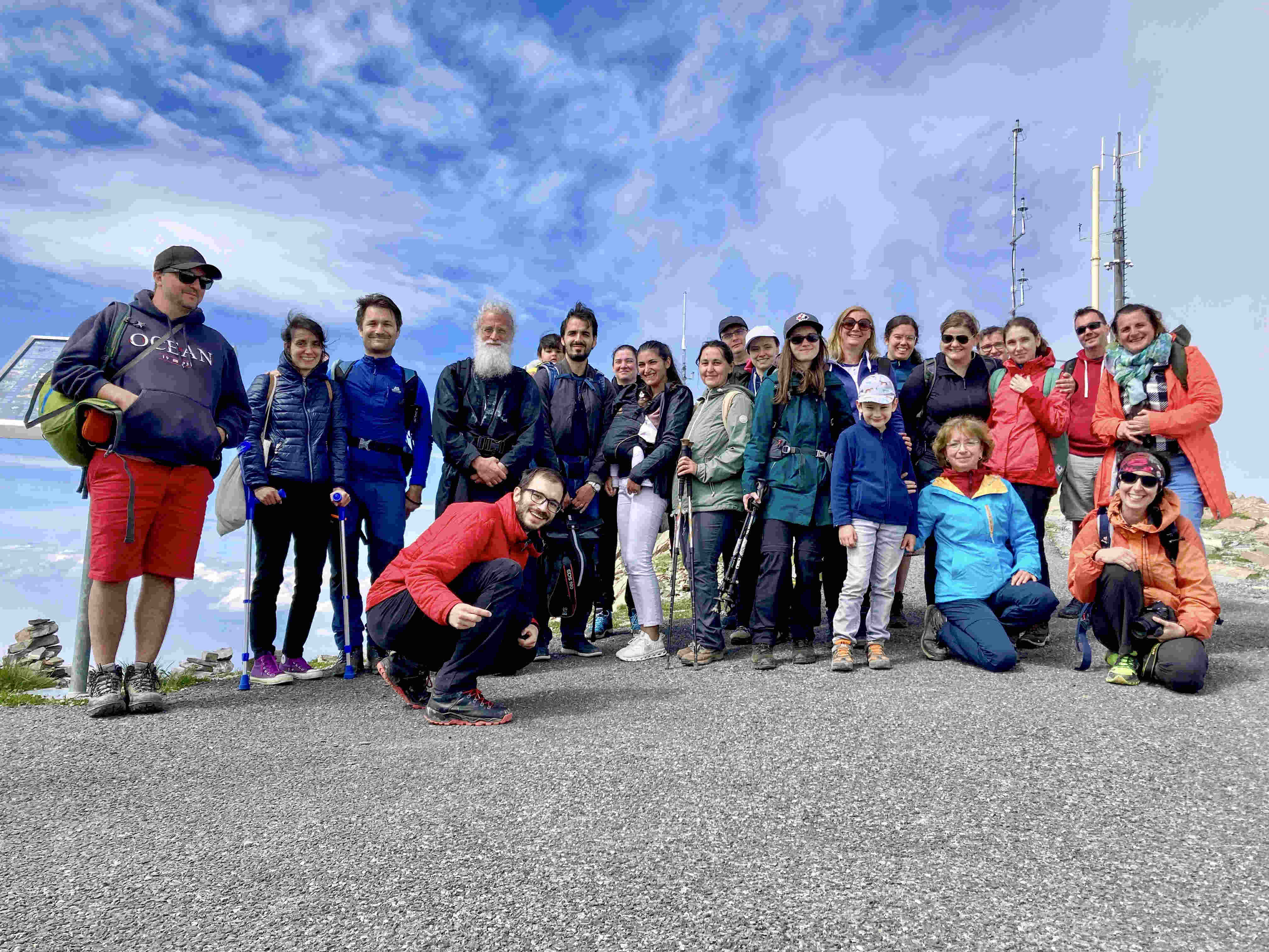 poze din drumeție - marele grup